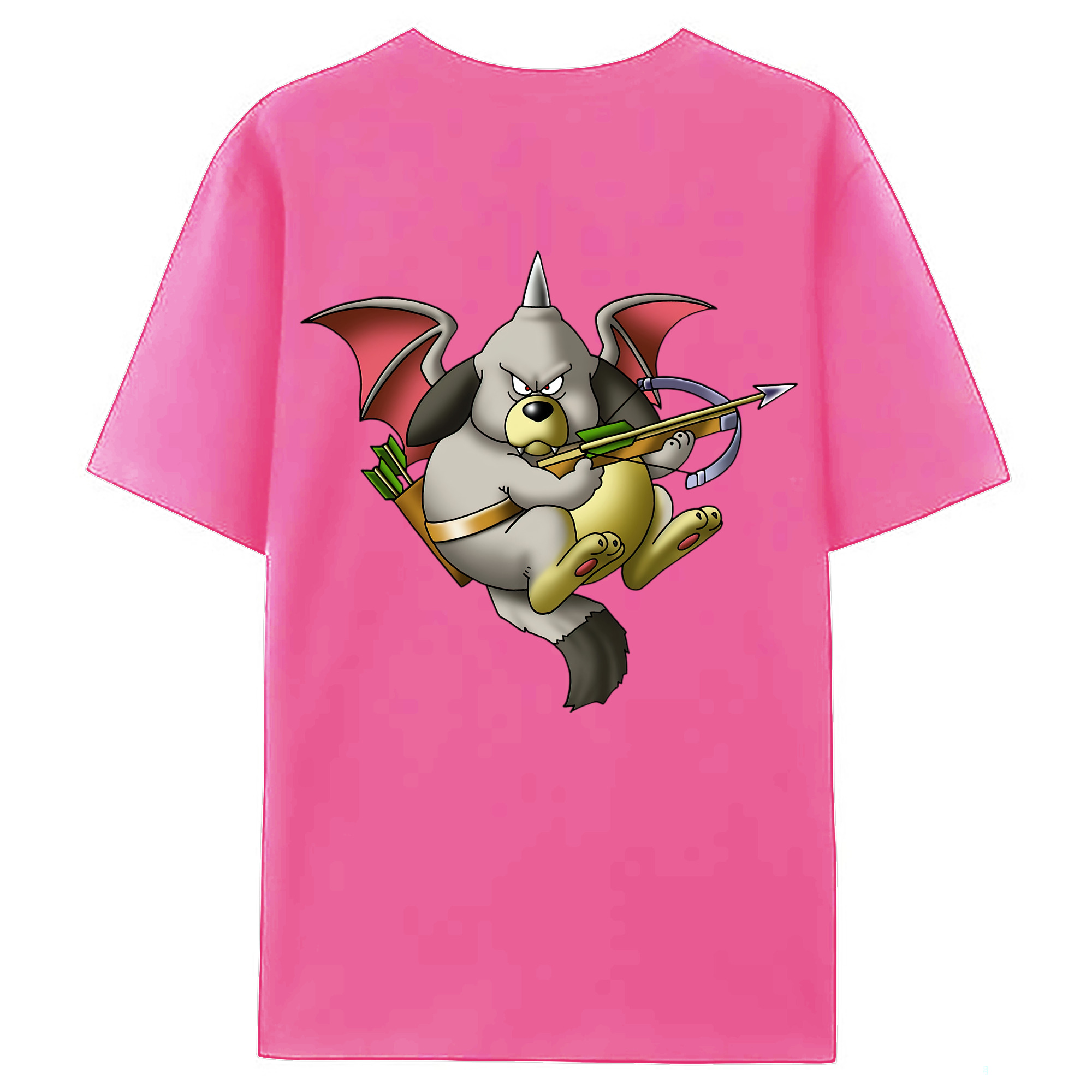 （画像用） ドラゴンクエスト Doragon Kuesuto Dragon Quest レディース半袖Tシャツ(バックプリント)
